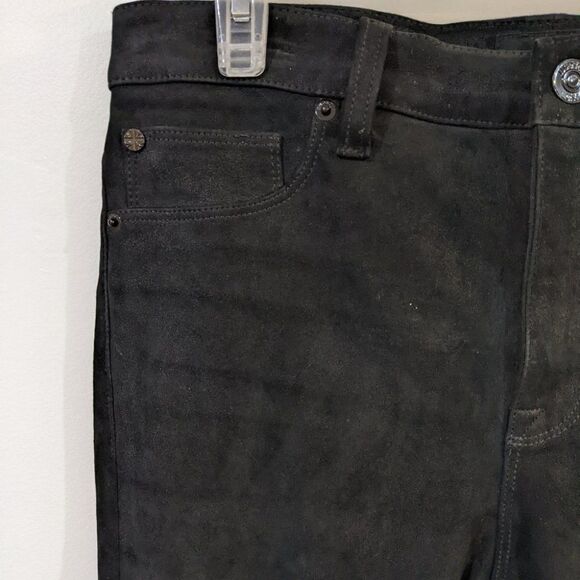 HUDSON | Nico Mid-rise Suede Super Skinny Pants - Picture 6 of 10